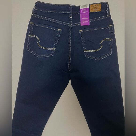 Levi Strauss Gold Signature Women’s Simply Stretch Mid Rise Skinny Jeans Sz 4 - Picture 11 of 16